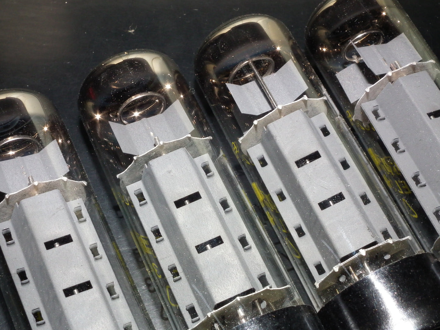 EL34 6CA7 RFT Germany NOS Platinum Matched Quad