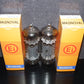 EL519 6KG6 EI Yugoslavia Philips Dual Mica NOS PLATINUM PAIR (2 pcs) USED
