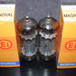 EL519 6KG6 EI Yugoslavia Philips Dual Mica NOS PLATINUM PAIR (2 pcs) USED