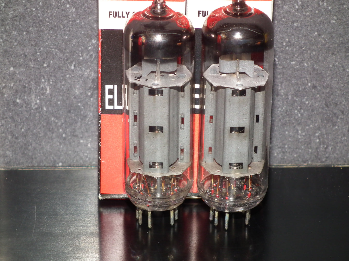 EL84 Standard Industrie Germany 6BQ5 NOS NIB matched pair from 70s