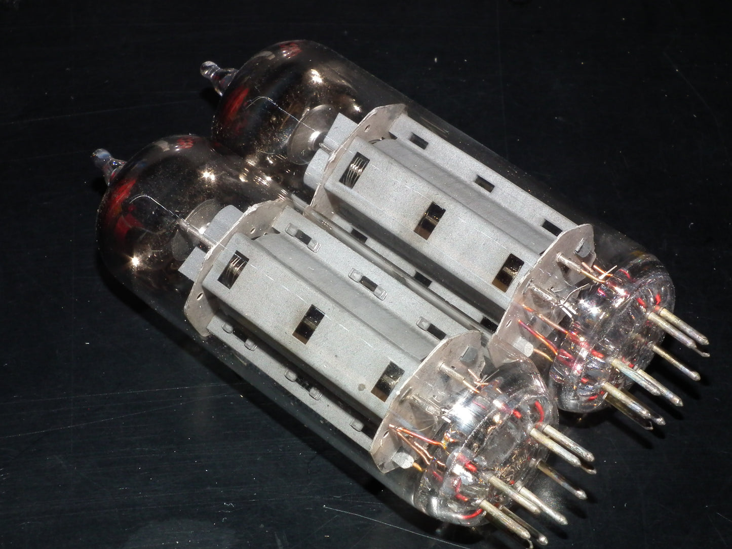 EL84 Standard Industrie Germany 6BQ5 NOS NIB matched pair from 70s