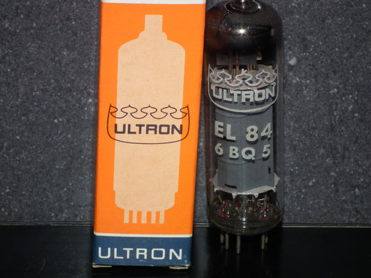 EL84 ULTRON 6BQ5 NOS NIB Old Mullard Tooling