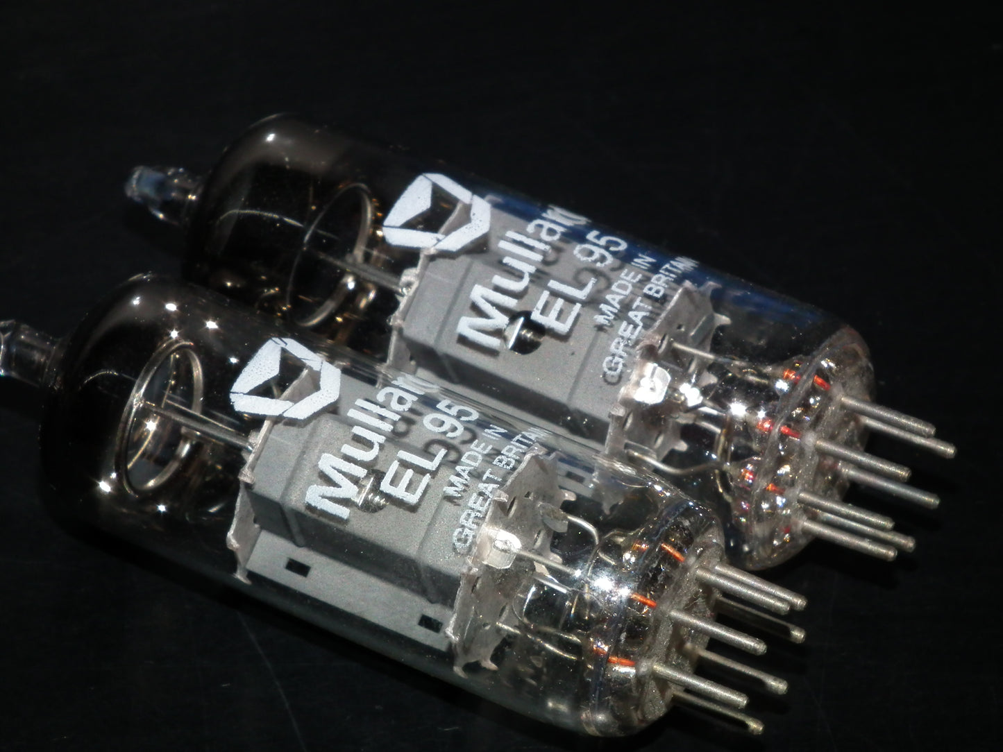 Platinum matched pair EL95 Mullard 6DL5 (2 tubes) NOS NIB