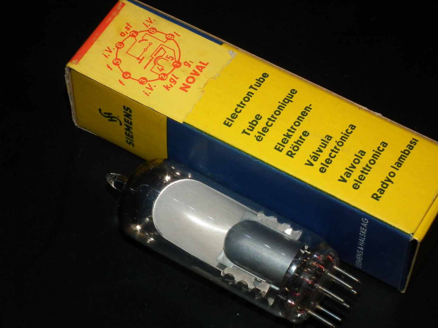 EM80 Siemens NOS NIB D Getter Bright Magic Eye 6BR5 6E1P