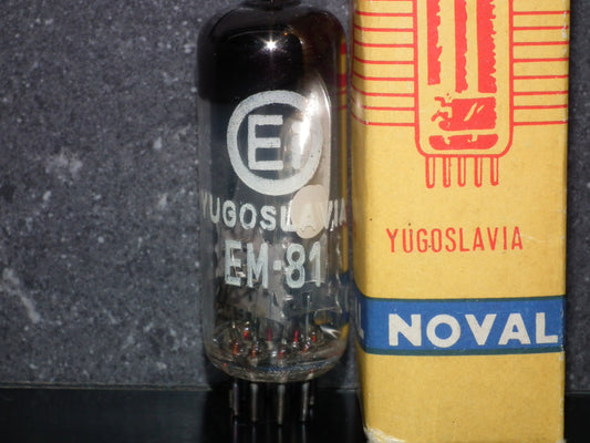 EM81 Philips EI Yugoslavia tuning eye tube Indicator NOS NIB