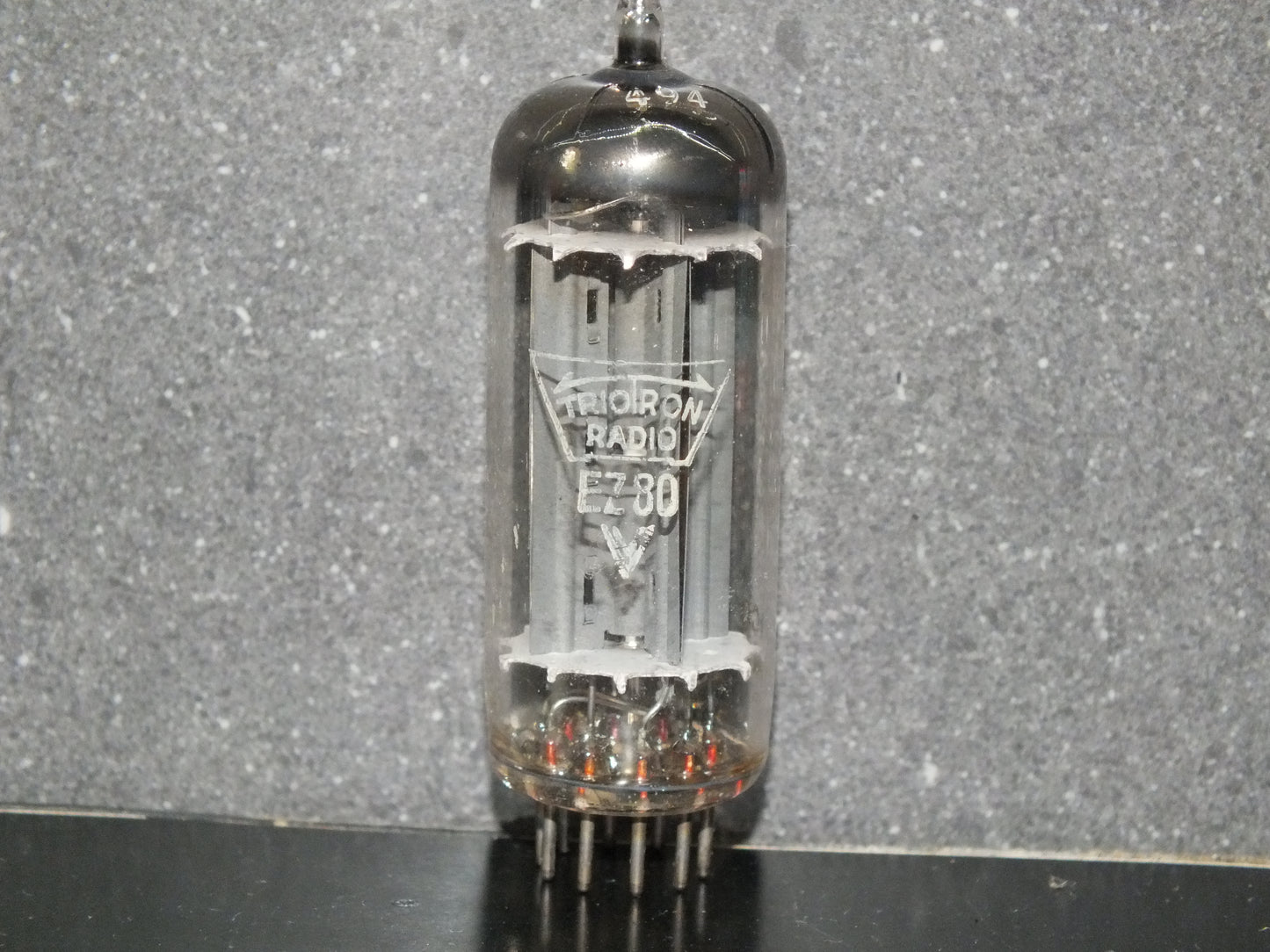 EZ80 Triotron 6V4 D Getter Wien plant 50s Tested NOS