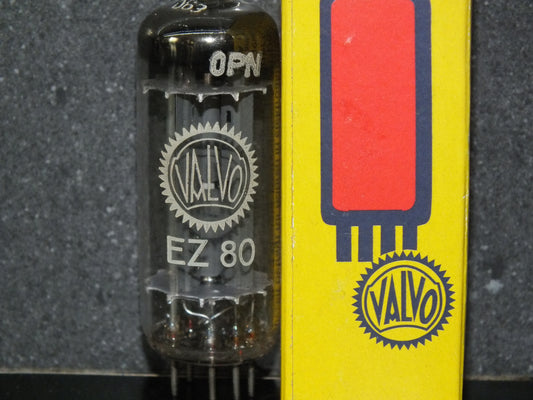 EZ80 Valvo 6V4 D Getter NOS NIB Hamburg plant 50s