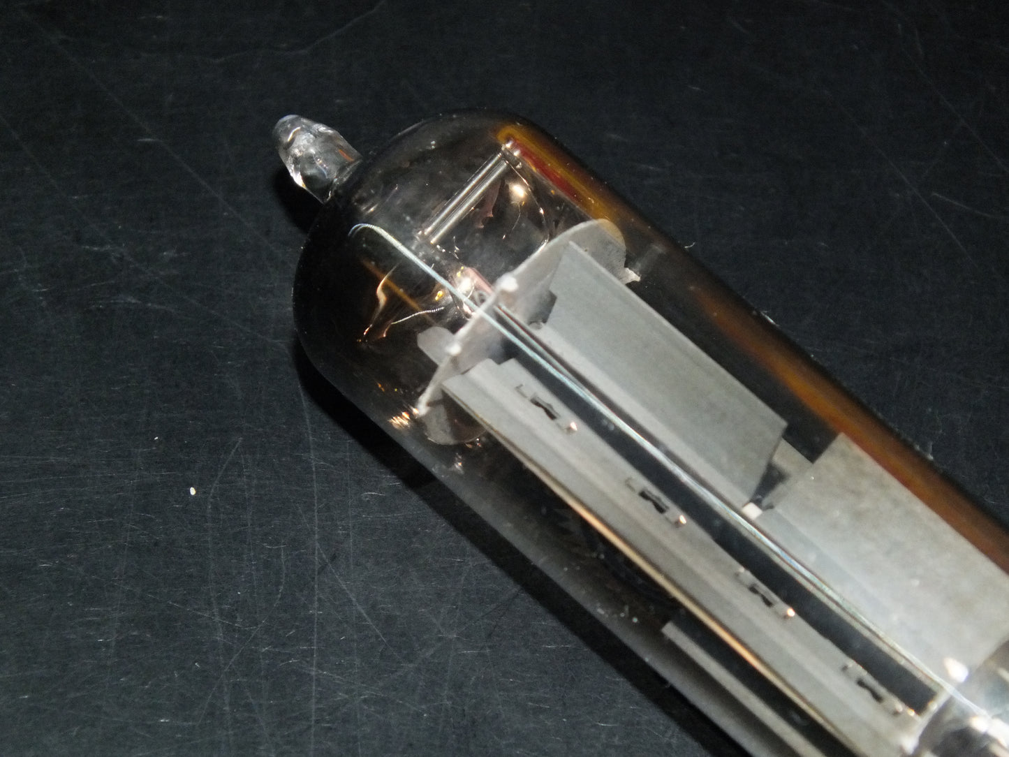 EZ81 Mullard 6CA4 NOS NIB Blackburn Square Getter VALVO