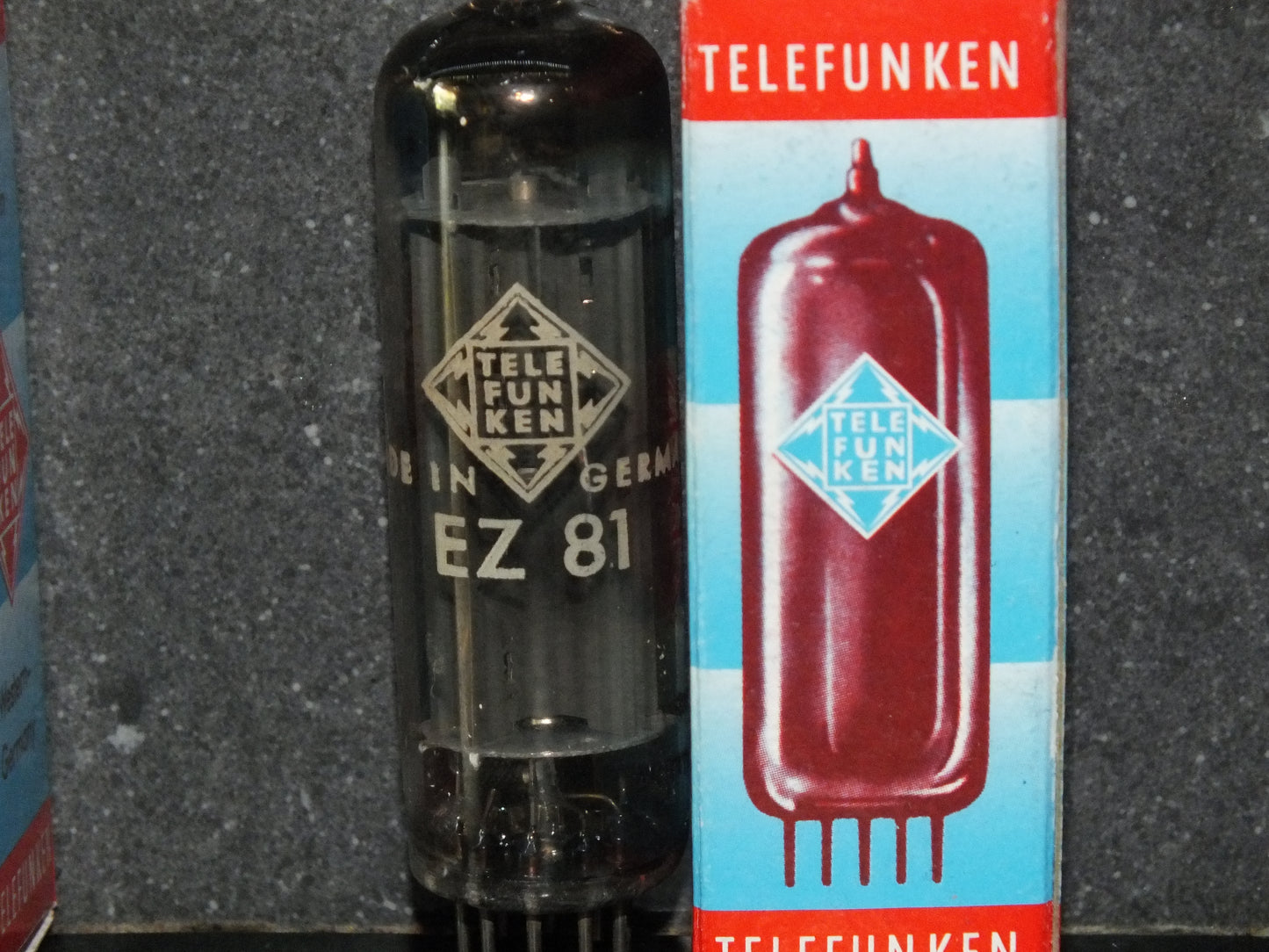 EZ81 Telefunken Square Getter 6CA4 Mullard, Blackburn