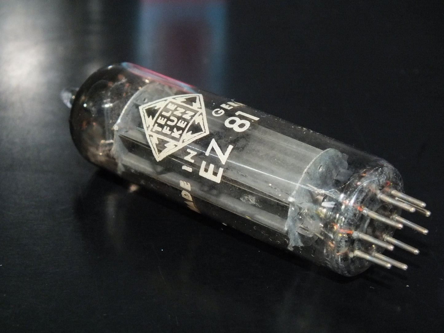 EZ81 Telefunken Square Getter 6CA4 Mullard, Blackburn