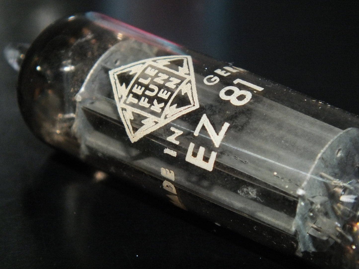 EZ81 Telefunken Square Getter 6CA4 Mullard, Blackburn