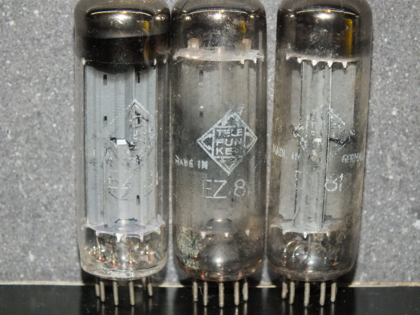 EZ81 Telefunken 6CA4 Used Tested Not diamond bottom