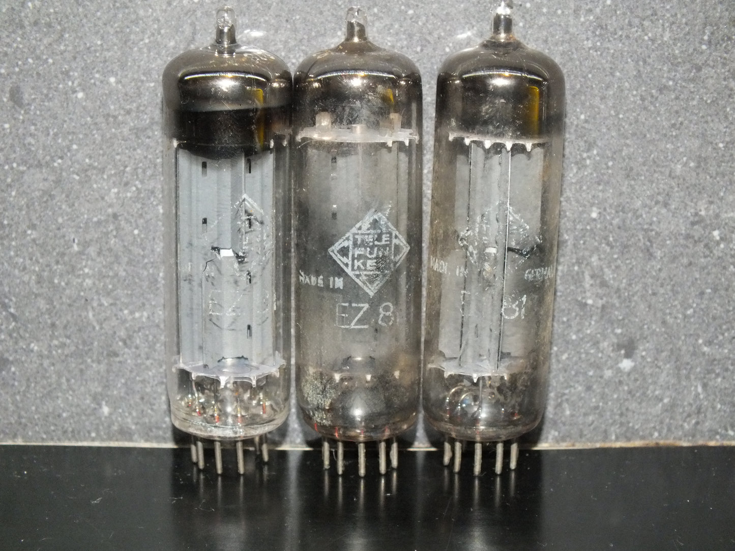 EZ81 Telefunken 6CA4 Used Tested Not diamond bottom