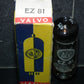 EZ81 Mullard 6CA4 NOS NIB Blackburn D Getter Rebranded Valvo