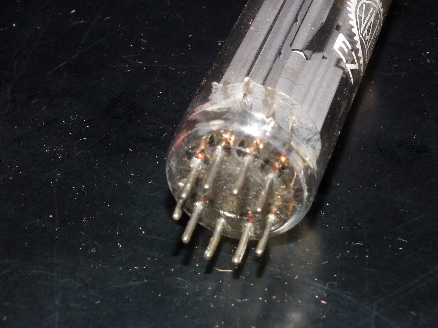 EZ81 Mullard 6CA4 NOS NIB Blackburn D Getter Rebranded Valvo