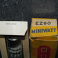 EZ90 Philips Miniwatt 6X4 Rare Inclined Square Getter NOS NIB Tested Mazda