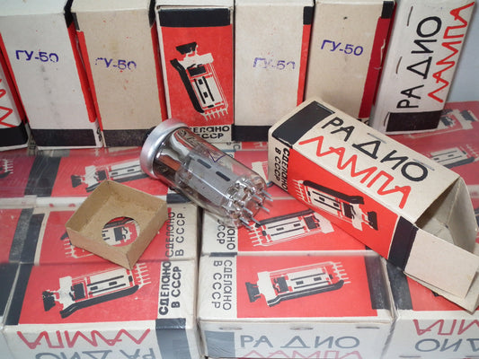 100pc GU50 GU-50 ГУ50 ГУ-50 USSR Russian Power Pentode NOS NIB
