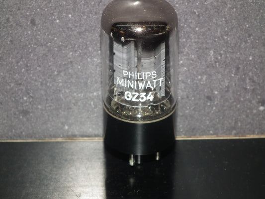 GZ34 Mullard Philips 5AR4 OO Getter NOS NIB f32 B4 Blackburn 1964 Dual O Getter