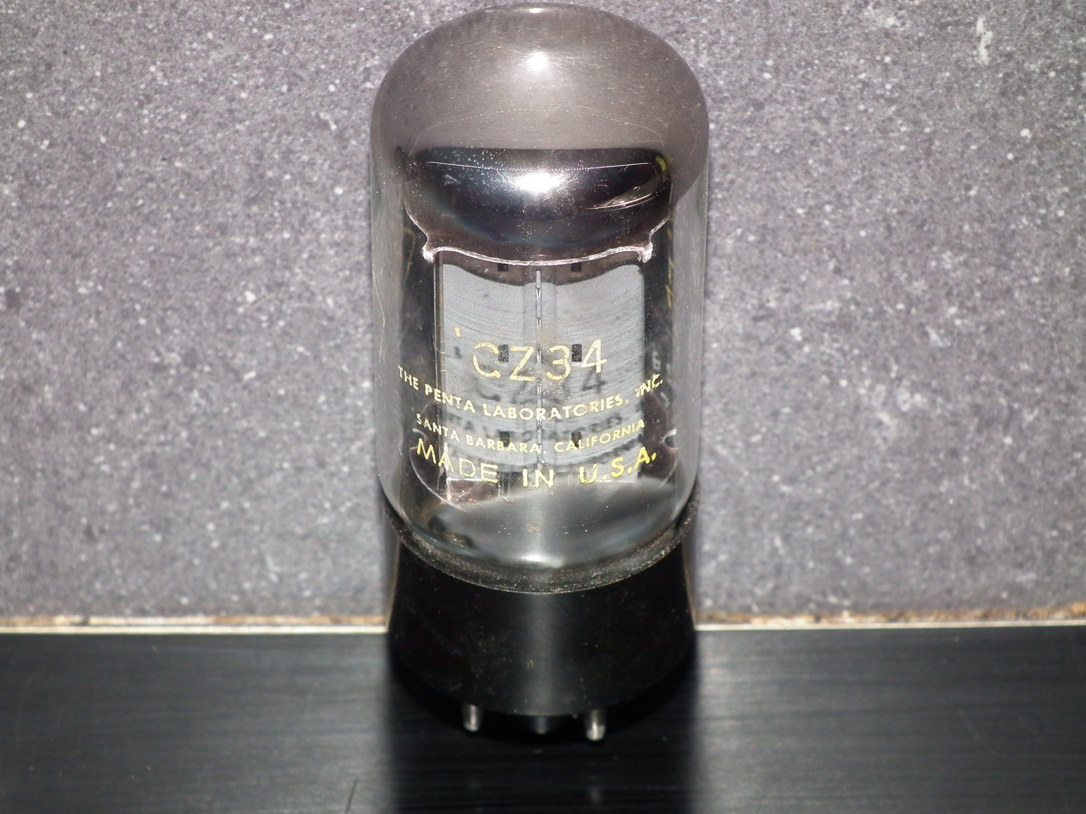 GZ34 Mullard 5AR4 Rebranded PENTA USED Tested perfect 450 GZ34 Mullard 5AR4 Rebranded PENTA USED Tested perfect 450