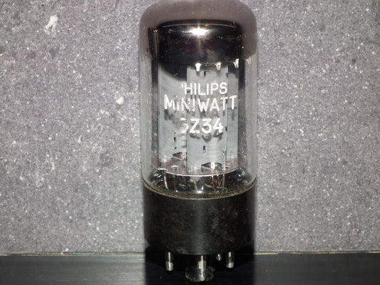 GZ34 Mullard 5AR4 Used Tested NOS Strong Balanced DD Getter 450/450 mA