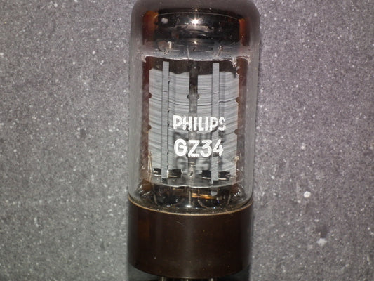 GZ34 Philips Mullard 5AR4 Blackburn O Getter