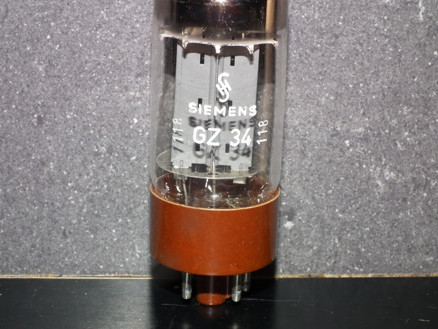 GZ34 Philips Mazda Brussels 5AR4, DD Getter f33 LOF Brown Base Klangfilm