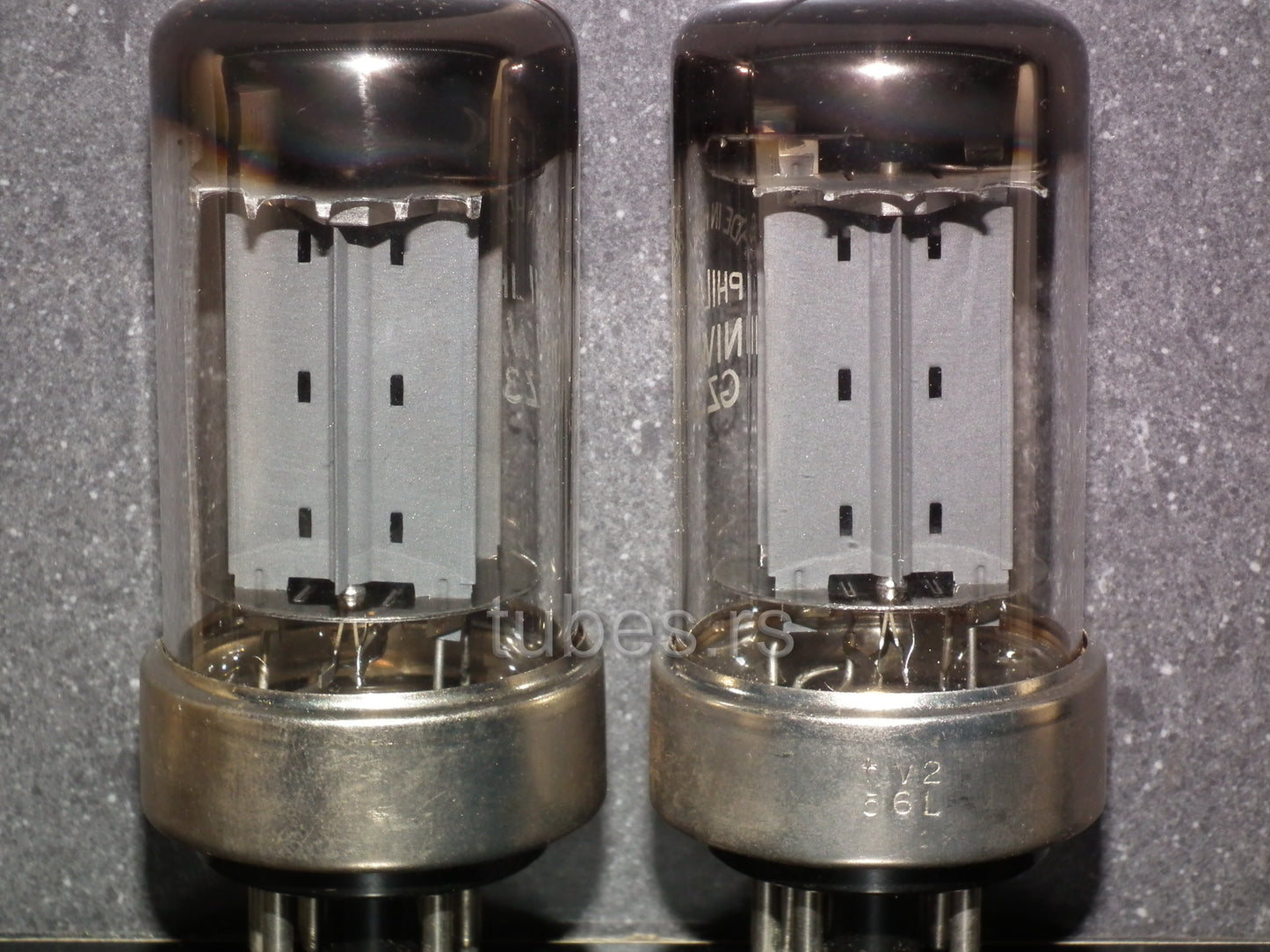 GZ34 Philips 5AR4 rectifier RARE Metal Base DD Getter NOS NIB