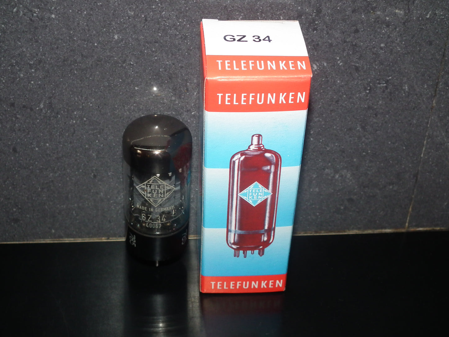 GZ34 Telefunken Mullard 5AR4 OO Getter Blackburn 60s Dual O Getter