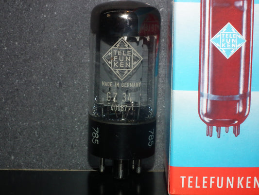 GZ34 Telefunken Mullard 5AR4 OO Getter Blackburn 60s Dual O Getter