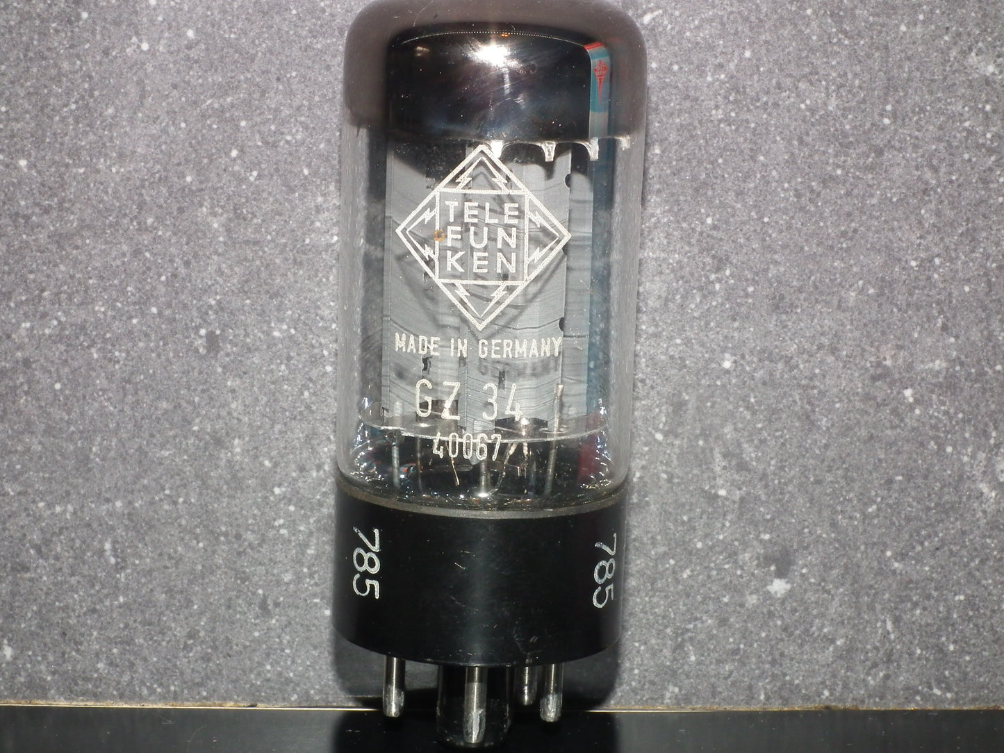 GZ34 Telefunken Mullard 5AR4 OO Getter Blackburn 60s Dual O Getter