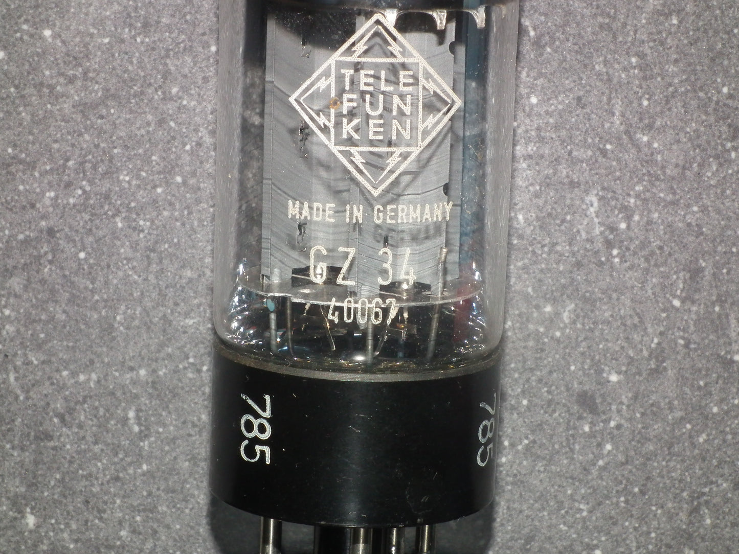 GZ34 Telefunken Mullard 5AR4 OO Getter Blackburn 60s Dual O Getter