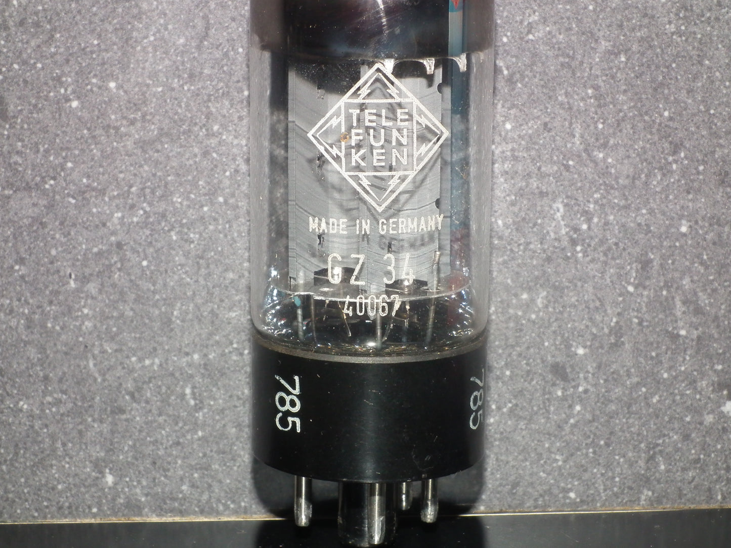 GZ34 Telefunken Mullard 5AR4 OO Getter Blackburn 60s Dual O Getter