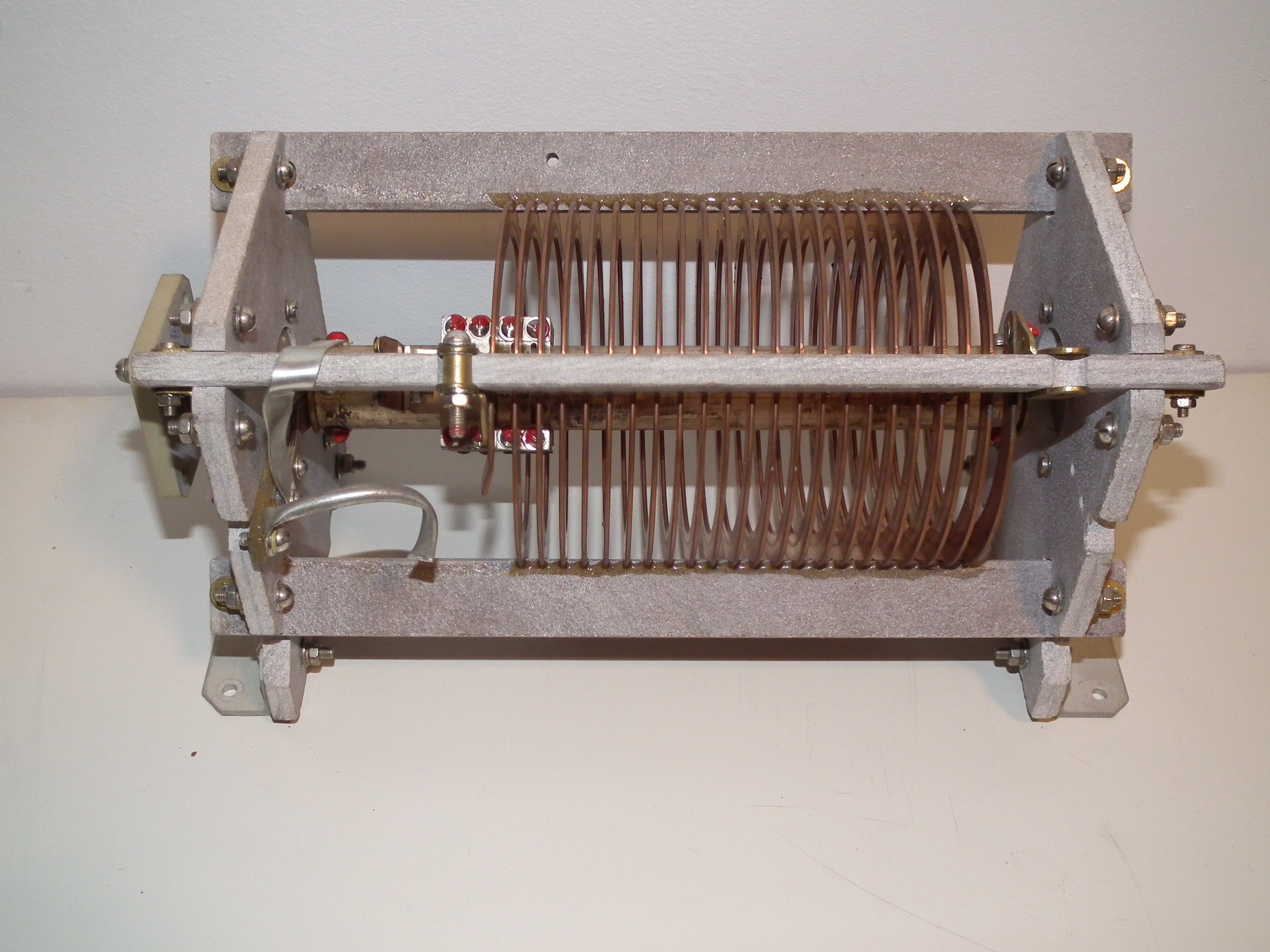 NOS GIANT VARIABLE ROLLER INDUCTOR COIL 22uH POWER AMPLIFIER ANTENNA T ...