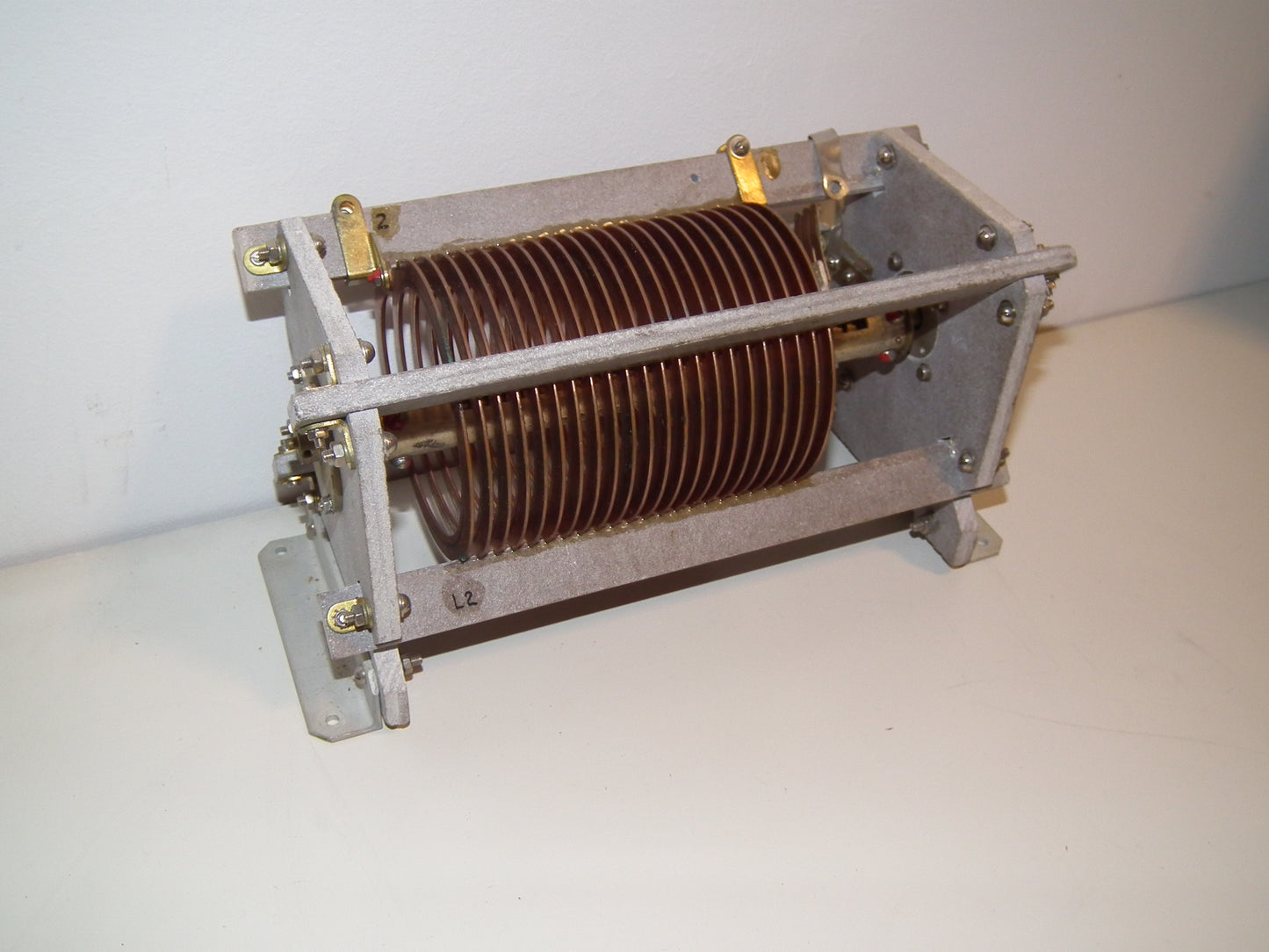 NOS GIANT VARIABLE ROLLER INDUCTOR COIL 22uH POWER AMPLIFIER ANTENNA TUNER QRO