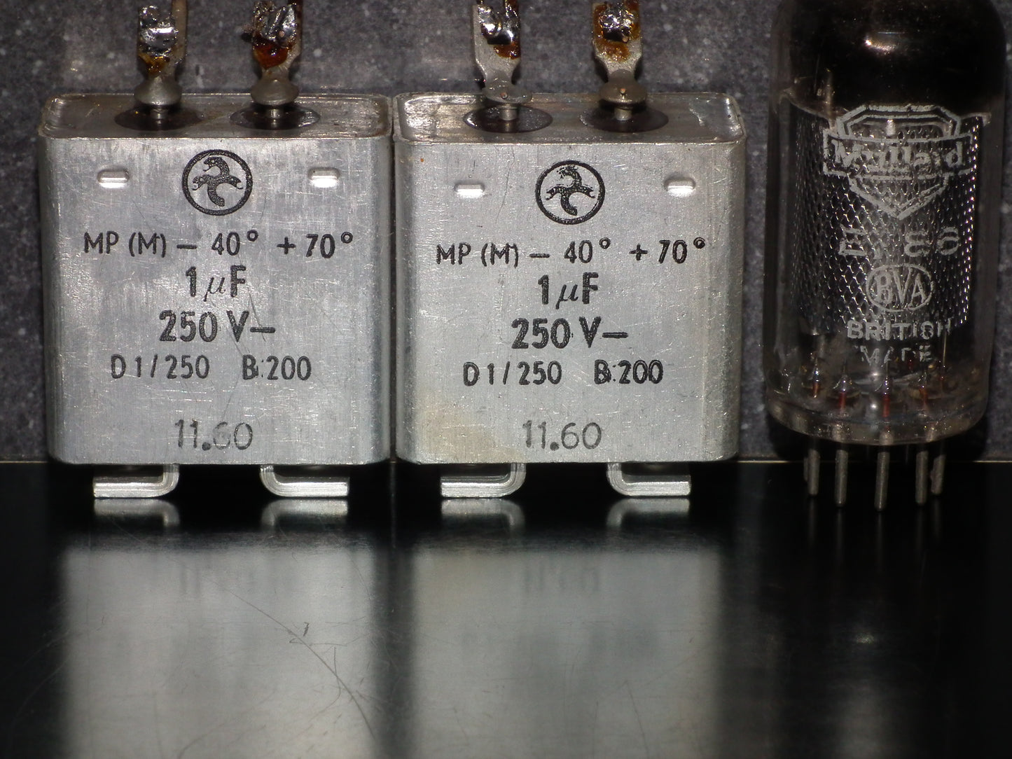 Hydra AEG Berlin PIO capacitors 1uF 250V Audio coupling two pcs (2)
