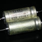 Two (2 pcs) Vintage NOS Capacitors ITT 100uF 40V SWISS MADE