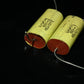 Two NOS vintage capacitors 0.47uF 630V ISKRA Slovenia 470nF