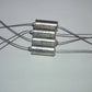 Four vintage silver tantalum KEMET capacitors 56uF/15V  (4 pcs)