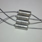 Four vintage silver tantalum KEMET capacitors 56uF/15V  (4 pcs)