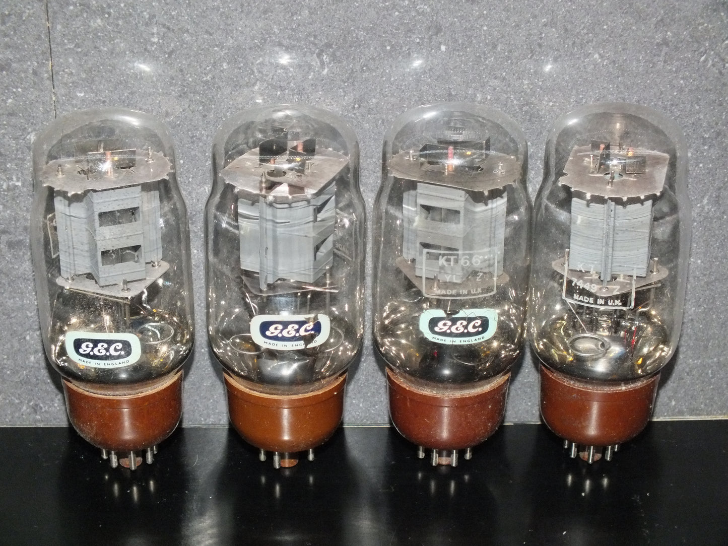 KT66 GEC Platinum Matched QUAD tested NOS OO Getter