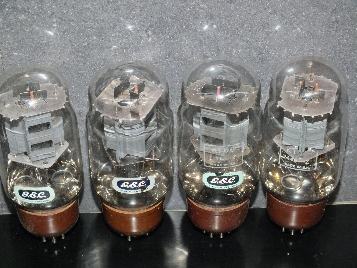 KT66 GEC Platinum Matched QUAD tested NOS OO Getter