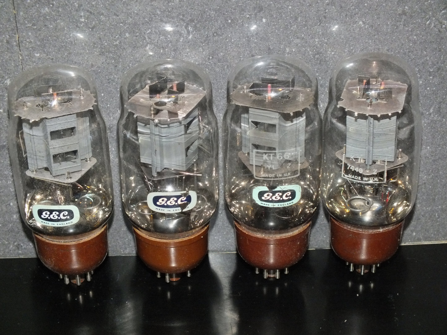 KT66 GEC Platinum Matched QUAD tested NOS OO Getter