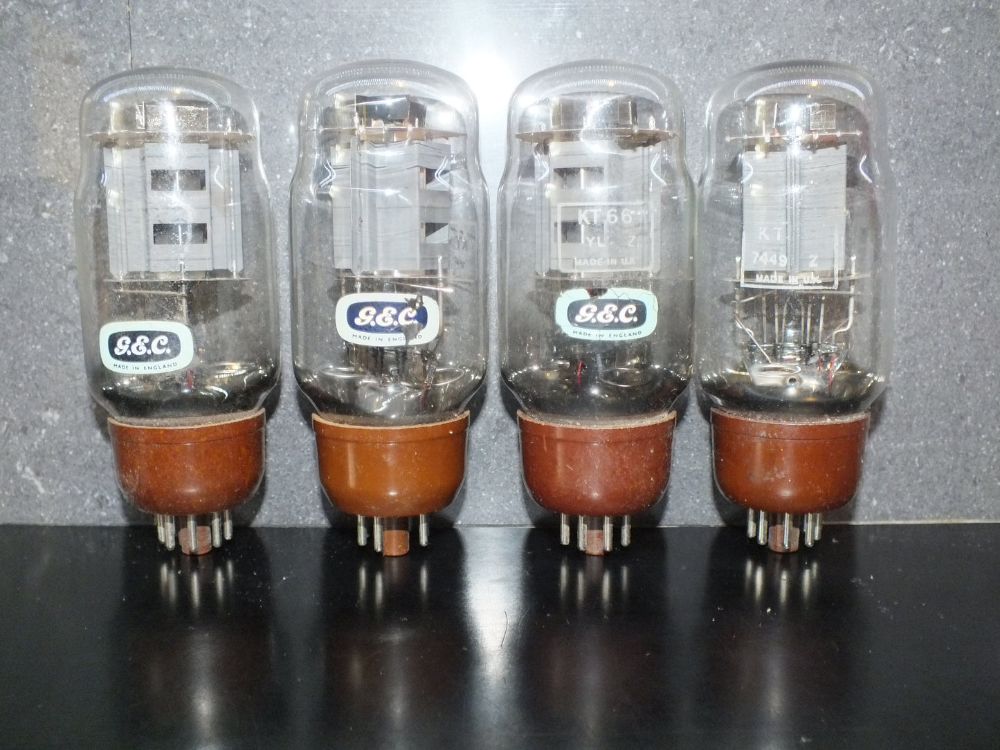 KT66 GEC Platinum Matched QUAD tested NOS OO Getter