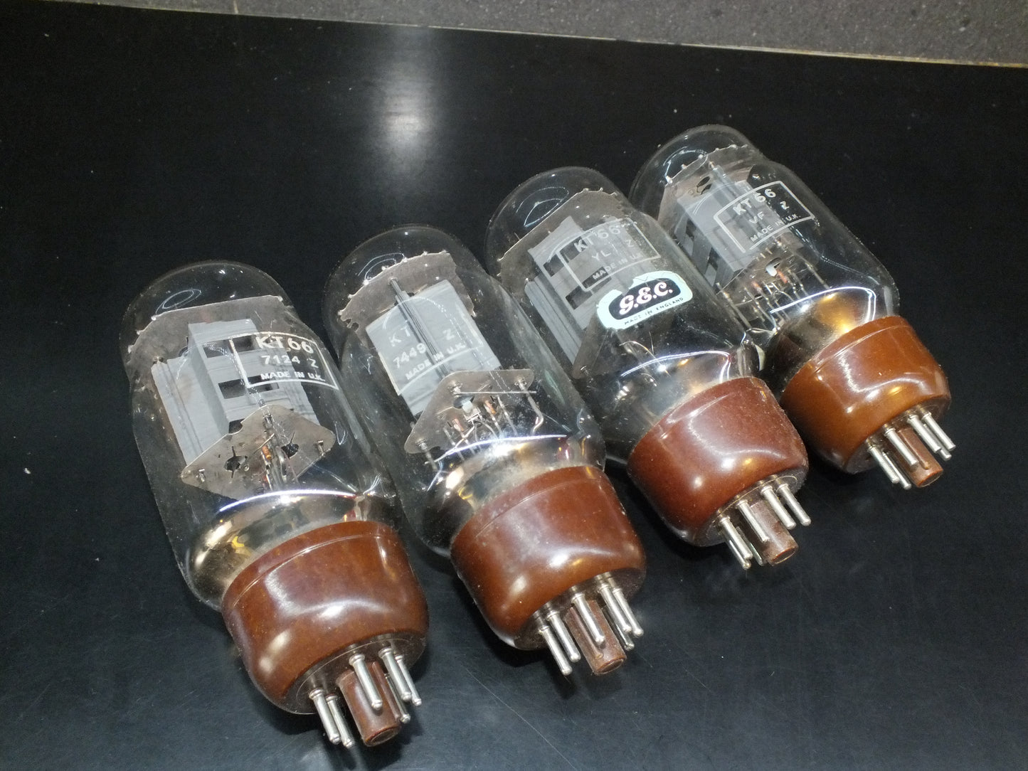 KT66 GEC Platinum Matched QUAD tested NOS OO Getter