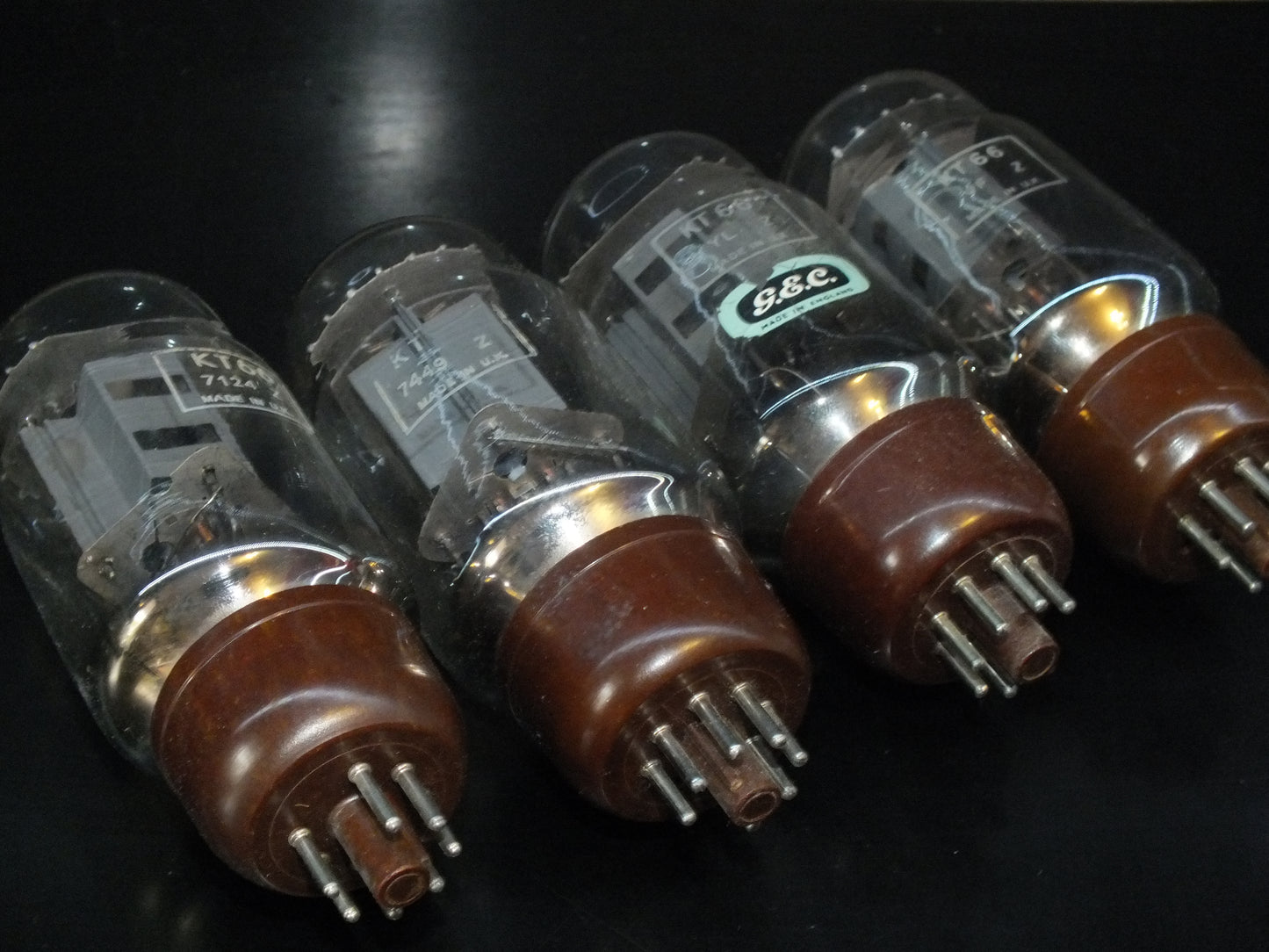 KT66 GEC Platinum Matched QUAD tested NOS OO Getter