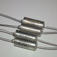 Four vintage silver tantalum KEMET capacitors 33uF/20V NOS (4 pcs) 33mfd