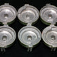 Six (6) NOS MILITARY RADIO KNOBS GRC-9 RT-77 PRC-25 PRC-27 RT-524 R-442 RT-246