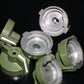 Six (6) NOS MILITARY RADIO KNOBS GRC-9 RT-77 PRC-25 PRC-27 RT-524 R-442 RT-246