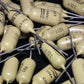Vintage Mullard Mustard Capacitors 0.082uF 160V (82nF) Marshall,Fender(2 pcs)