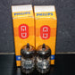 PCC88 Philips 7DJ8 Platinum Matched Pair Dual Stage Getter 60s EI